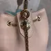 Bvlgari Serpenti Bucket Bag In Blush Leather With Iconic Detailing #A51661