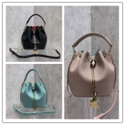 Bvlgari Serpenti Bucket Bag In Blush Leather With Iconic Detailing #A51661