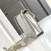 Bvlgari Serpenti Metallic Silver Crossbody Bag With Iconic Motif #A51655