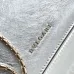 Bvlgari Serpenti Metallic Silver Crossbody Bag With Iconic Motif #A51655