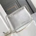 Bvlgari Serpenti Metallic Silver Crossbody Bag With Iconic Motif #A51655