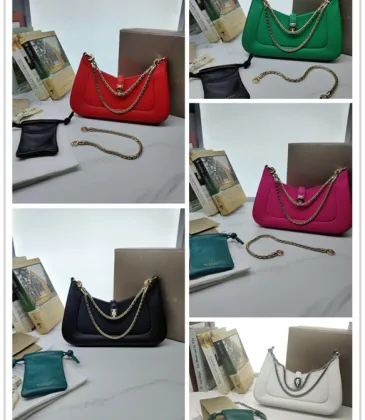 Bvlgari Serpenti Handbag Collection In Vibrant Colors And Chain Detailing #A51659