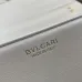 Bvlgari Serpenti Diamond Blast Shoulder Bag In Creamy White Leather For Luxury Style #A51665