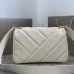 Bvlgari Serpenti Diamond Blast Shoulder Bag In Creamy White Leather For Luxury Style #A51665