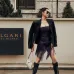 Bvlgari Serpenti Metallic Silver Handbag With Iconic Chain Strap #A51657