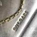 Bvlgari Serpenti Metallic Silver Handbag With Iconic Chain Strap #A51657