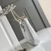 Bvlgari Serpenti Metallic Silver Handbag With Iconic Chain Strap #A51657