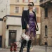 Bvlgari Serpenti Metallic Silver Handbag With Iconic Chain Strap #A51657
