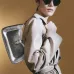 Bvlgari Serpenti Metallic Silver Handbag With Iconic Chain Strap #A51657