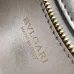 Bvlgari Serpenti Metallic Silver Handbag With Iconic Chain Strap #A51657