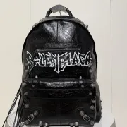 Balenciaga 188024 Le Cagole Backpack in Cracked Lambskin Size 35x46x18CM #A62924