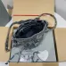 Balenciaga Bucket Bag Metallic Leather Studded Details Edgy Urban Style size:15×17×19cm #A54207