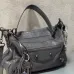 Balenciaga Classic Le Cagole Crossbody Bag - Black Crinkled Leather, Signature Hardware &amp; Adjustable Strap, Edgy Luxury Shoulder Bag for Fashion-Forward Style #A56858