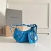 Balenciaga - Inspired Studded Shoulder Bags in Vibrant Color Palettes  #A53897
