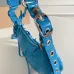 Balenciaga - Inspired Studded Shoulder Bags in Vibrant Color Palettes  #A53897