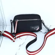 Bally Nylon Crossbody Bag With Signature Striped Strap For Chic Everyday Use #A51670