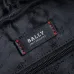 Bally Black Leather Briefcase With Signature Stripe For Sophisticated Business Style #A51675