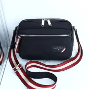 Bally Nylon Crossbody Bag With Signature Striped Strap For Stylish Daily Use #A51668