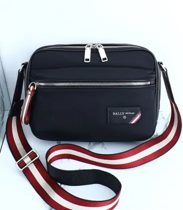 Bally Nylon Crossbody Bag With Signature Striped Strap For Stylish Daily Use #A51668