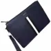 Bally Black Leather Clutch With Signature Stripe For Sophisticated Accessorizing #A51669