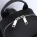 Bally Black Nylon Backpack With Signature Stripe For Urban Style And Functionality #A51674