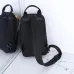 Bally Black Nylon Backpack With Signature Stripe For Urban Style And Functionality #A51674