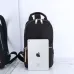 Bally Black Nylon Backpack With Signature Stripe For Urban Style And Functionality #A51674