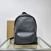 Burberry Leather Backpack With Embossed Detail And Sleek Design #A51528