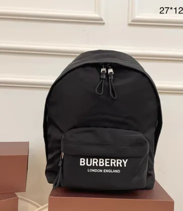 Burberry men's backpack schoolbag #A23236