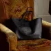 Burberry Black Leather Tote Bag 2221 #A55696