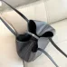 Burberry Black Leather Tote Bag 2221 #A55696