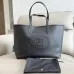 Burberry Black Leather Tote Bag 2221 #A55696