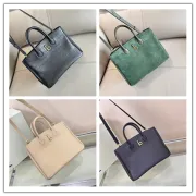 Burberry - Inspired Structured Handbags in Multiple Colors and Textures size:30×13×24cm #A53906