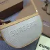 Burberry Canvas And Leather Shoulder Bag With Branding In Neutral Tones #A51529