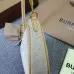 Burberry Canvas And Leather Shoulder Bag With Branding In Neutral Tones #A51529