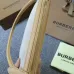 Burberry Canvas And Leather Shoulder Bag With Branding In Neutral Tones #A51529