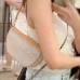 Burberry Canvas And Leather Shoulder Bag With Branding In Neutral Tones #A51529