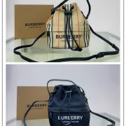 Burberry Bucket Bags Showcasing Iconic Patterns and Stylish Designs #A50418