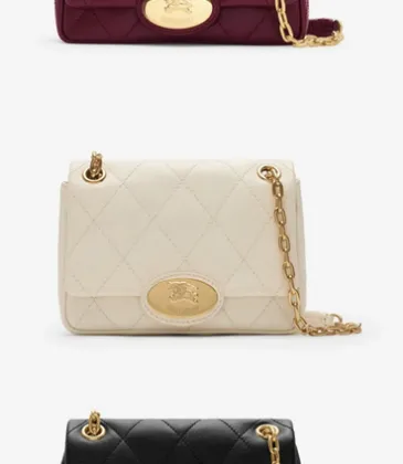 Burberry Quilted Leather Crossbody Bags With Gold - Tone Hardware size:20×7×16cm #A53756