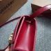 Burberry Red Leather Crossbody Bag With Iconic Gold TB Hardware #A51002