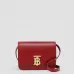 Burberry Red Leather Crossbody Bag With Iconic Gold TB Hardware #A51002