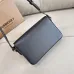 Burberry Women's Crossbody Bag - Black Leather &amp; Iconic Check Pattern, London England Logo, Stylish Shoulder Bag for Luxury Fashion #A56737