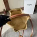 CLARA CELINE CLASSIC PANIER IN RAFFIA AND CALFSKIN #A49281