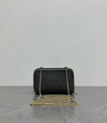 Celine 100382 Denim Shell Bag with Chain Strap Size 16x11x8CM #A62910 Celine 100382 Denim Shell Bag with Chain Strap Size 16x11x8CM #A62910