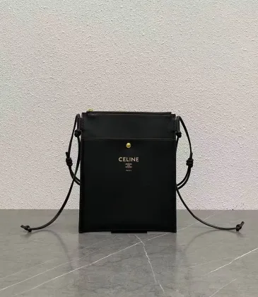 Celine 100812 Sharp Pouch Phone Bag in Lambskin Size 24x19.5x1CM #A62909 Celine 100812 Sharp Pouch Phone Bag in Lambskin Size 24x19.5x1CM #A62909