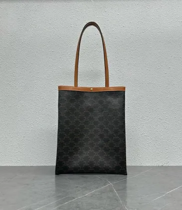 Celine 123832 Flat Shopper Tote in Triomphe Canvas Size 28x33x0.5CM #A62906 Celine 123832 Flat Shopper Tote in Triomphe Canvas Size 28x33x0.5CM #A62906