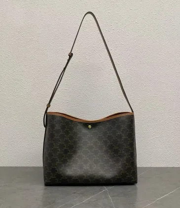 Celine 123912 Soft Shopper Bag in Triomphe Canvas Size 32x14x24CM #A62904 Celine 123912 Soft Shopper Bag in Triomphe Canvas Size 32x14x24CM #A62904