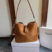 Celine Ava Hobo Bag - Multiple Colors (Monogram, Black, Tan, White), Signature Triomphe Logo, Timeless Luxury Shoulder Bag for Women #A56753