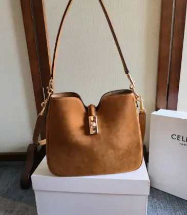 Celine Ava Hobo Bag - Multiple Colors (Monogram, Black, Tan, White), Signature Triomphe Logo, Timeless Luxury Shoulder Bag for Women #A56753
