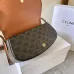Celine Clutch On Strap Tabou in Triomphe Canvas Calfskin #A49298